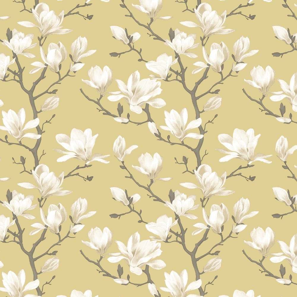 Haus & Kinder Golden Bloom Trellis 100% Cotton Double Size Bedsheet, 144 TC - Dista