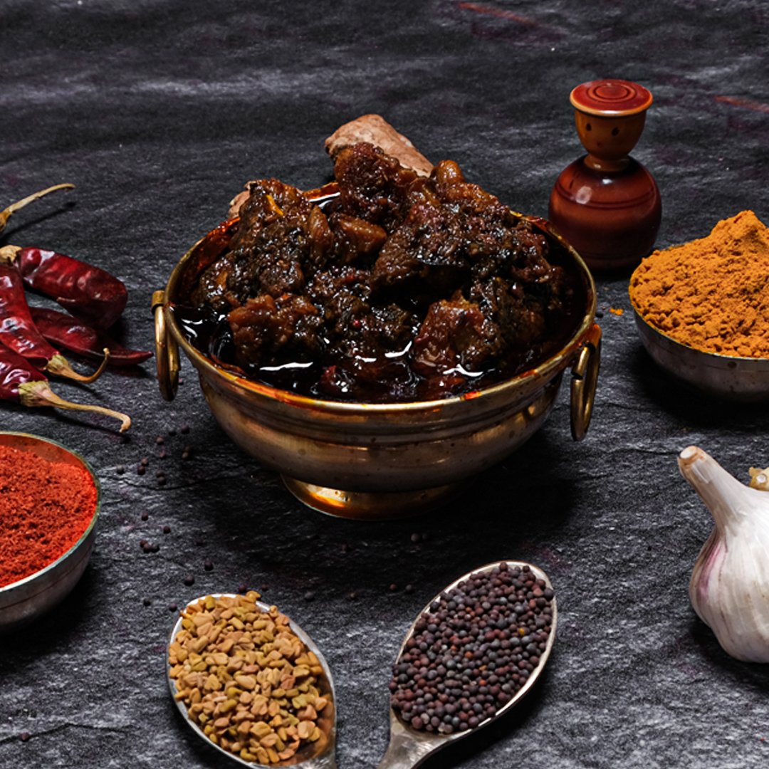 Madhura Pickles Gongura Mutton Pickle - Distacart