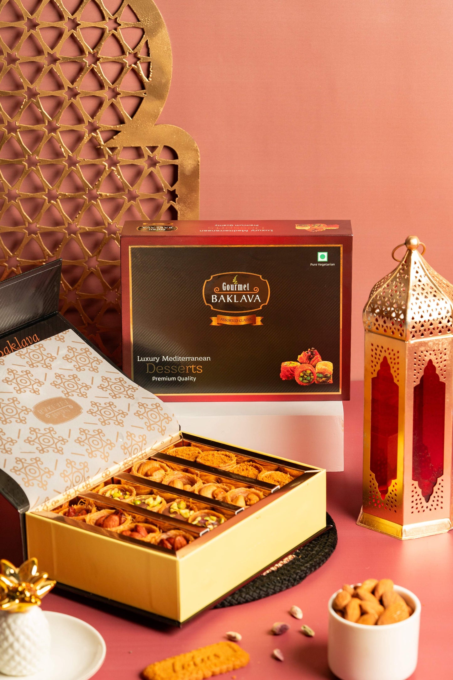 Gourmet Baklava Classic Gift Box Of Assorted Nest Baklava - Distacart