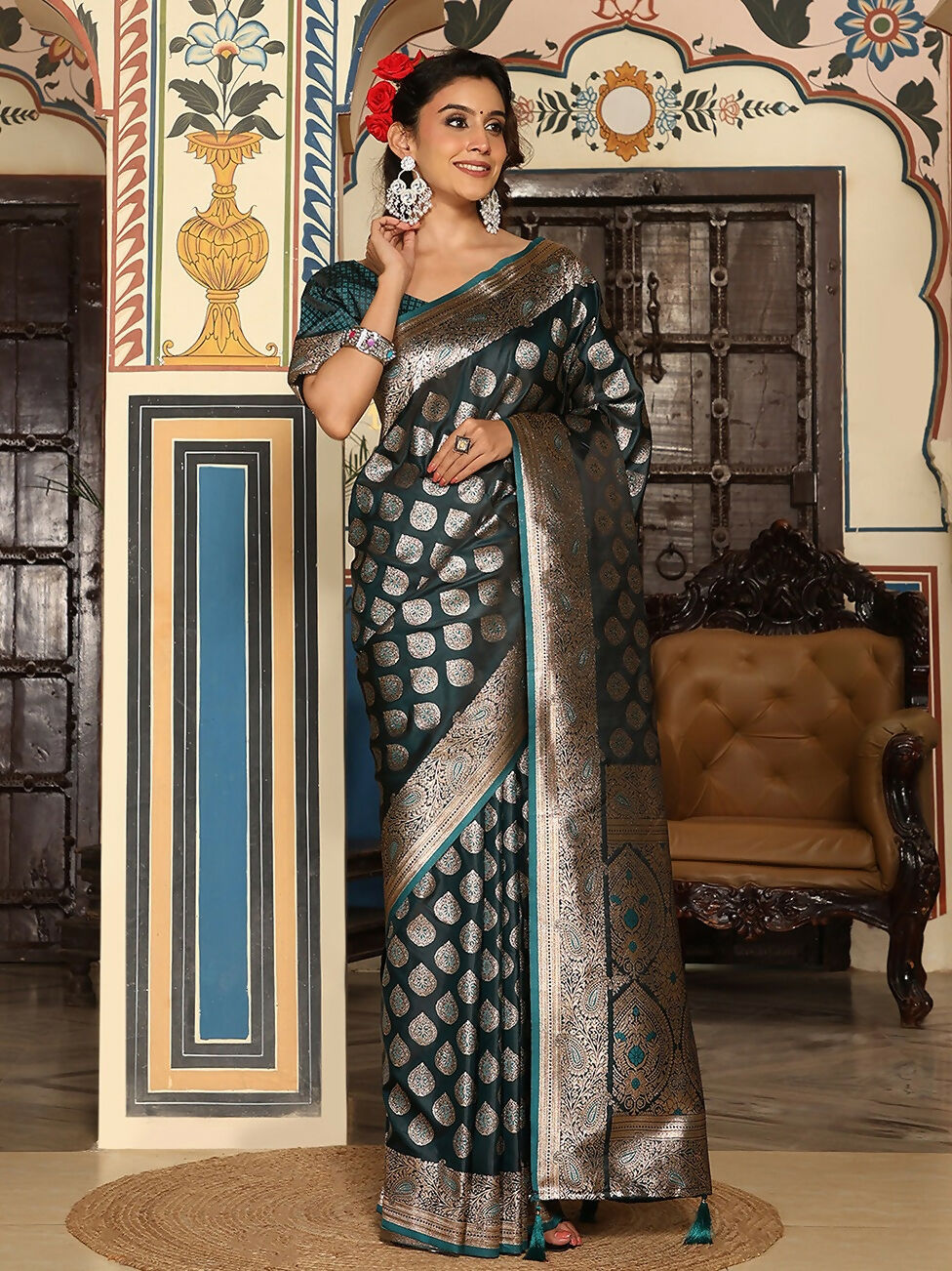 Shree Shyam Fashion Torque Silk Saree - Distacart