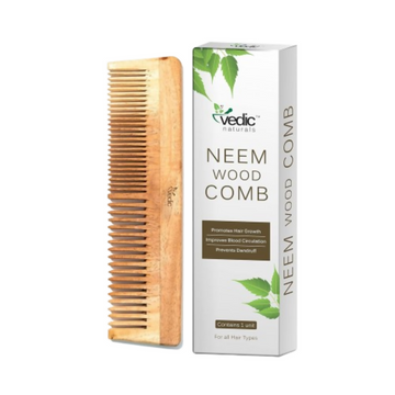 Vedic Naturals Neem Wood Comb - Dista