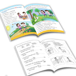 Thumbnail for Grade 1 Ultimate English Combo Practice Workbooks Set of 4: Grammar, Writing Skills, Olympiad Prep, and Gear Up English| Ages 6-7 Years