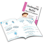 Thumbnail for Grade 1 Comprehensive Learning with Mathematics Workbooks Set of 4 Ages 6-7 Years: Gear Up Math, Mental Math, Olympiad, and Challenging Word Problems