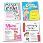 Thumbnail for Grade 4 Comprehensive Learning with Mathematics Workbooks Set of 4 Ages 9-10 Years: Gear Up Math, Mental Math, Olympiad, and Challenging Word Problems