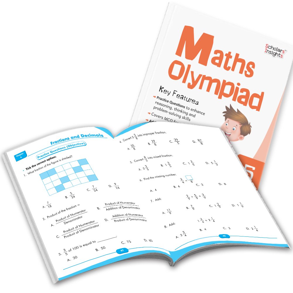 Grade 5 Comprehensive Learning with Mathematics Workbooks Set of 4 Ages 10-11 Years: Gear Up Math, Mental Math, Olympiad,Challenging Word Problems