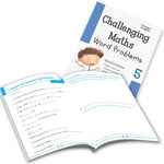 Thumbnail for Grade 5 Comprehensive Learning with Mathematics Workbooks Set of 4 Ages 10-11 Years: Gear Up Math, Mental Math, Olympiad,Challenging Word Problems
