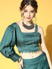 Yufta Green & Beige Co-Ords - Distacart