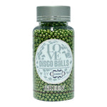Thumbnail for confect green disco balls sprinkles 2 mm 120 gms