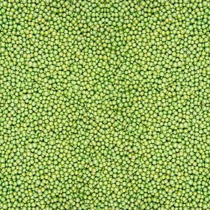 confect green disco balls sprinkles 3 mm 120 gms