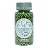 confect green disco balls sprinkles 4 mm 120 gms