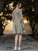 Thumbnail for Yufta Green Pure Cotton Paisley And Tassels Were Dress - Distacart