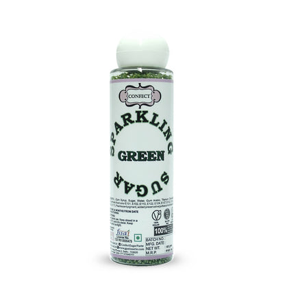 green sparkling sugar100 gms