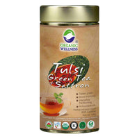 Thumbnail for Organic Wellness Ow'Real Tulsi Green Tea + Saffron Tin Pack - Distacart