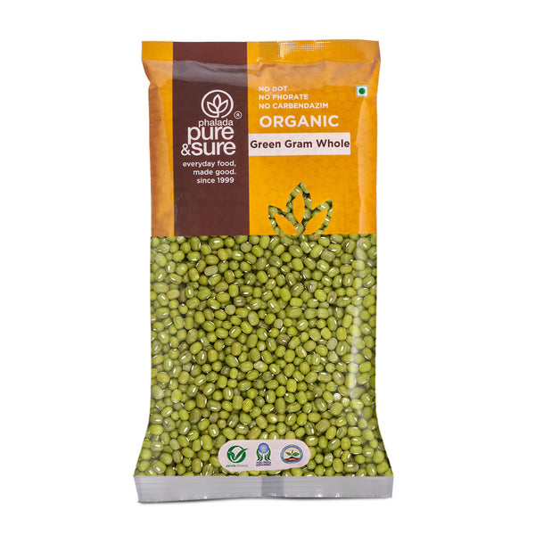 Pure & Sure Organic Green Gram Whole