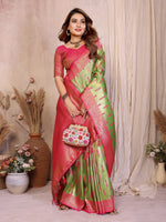Thumbnail for Anaita Banarasi Tissue Silk Saree - Distacart