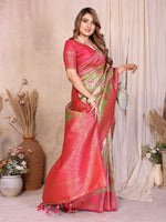 Thumbnail for Anaita Banarasi Tissue Silk Saree - Distacart