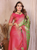 Thumbnail for Anaita Banarasi Tissue Silk Saree - Distacart