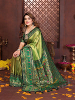 Thumbnail for Anaita Banarasi Tissue Silk Saree - Distacart