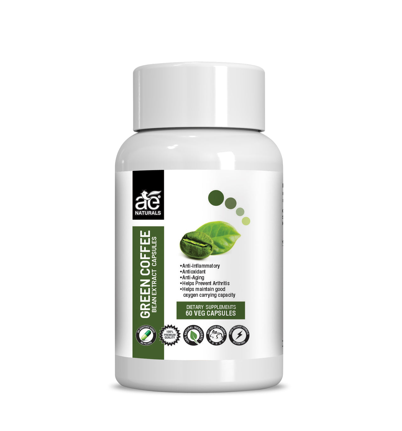 Ae Naturals Green Coffee Bean Extract Capsules - Distacart