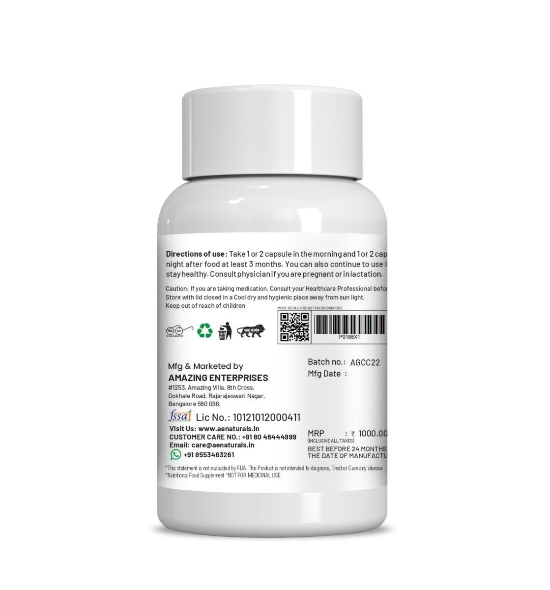 Ae Naturals Green Coffee Bean Extract Capsules - Distacart