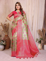 Thumbnail for Anaita Banarasi Tissue Silk Saree - Distacart