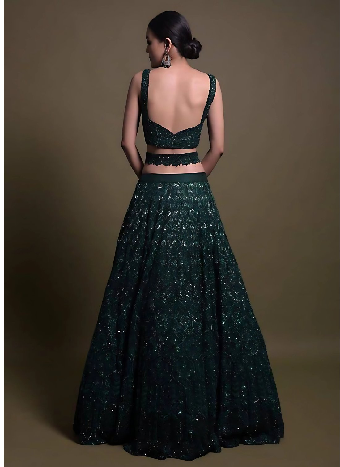 Lehenga Mart Designer Wedding Lehenga Choli For Women - Green - Distacart