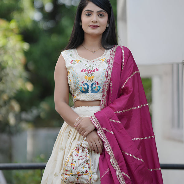 Lehenga Mart Designer Bollywood Style Wedding Lehenga Choli - Rani - Distacart