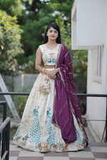 Thumbnail for Lehenga Mart Designer Bollywood Style Wedding Lehenga Choli - Wine - Distacart