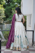 Thumbnail for Lehenga Mart Designer Bollywood Style Wedding Lehenga Choli - Wine - Distacart