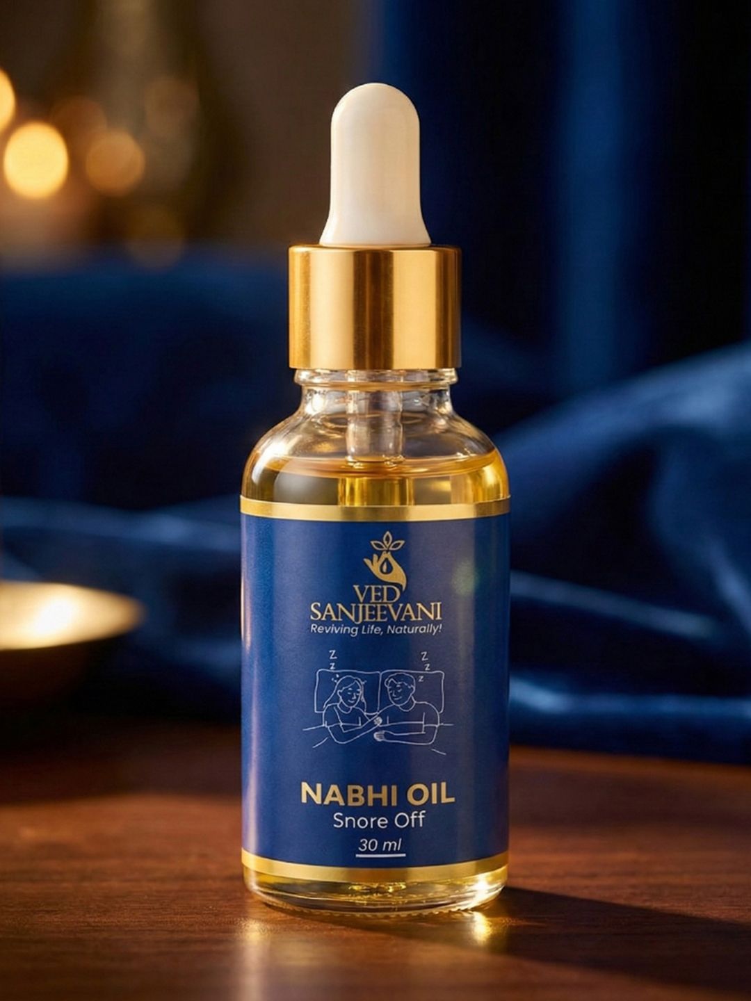 Ved Sanjeevani Snore Off Nabhi Oil - Dista