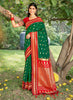 Shree Shyam Fashion Green Soft Silk Saree - Distacart