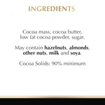 Thumbnail for Lindt Excellence 90% Cocoa Dark Supreme Chocolate - Dista