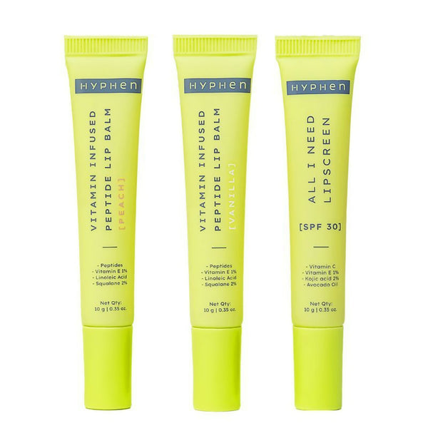 Hyphen By Kriti Sanon Juicy Lips Or Nothing Lip Care Combo For Dry & Chapped Lips, Hydrates & Moisturizes - Distacart