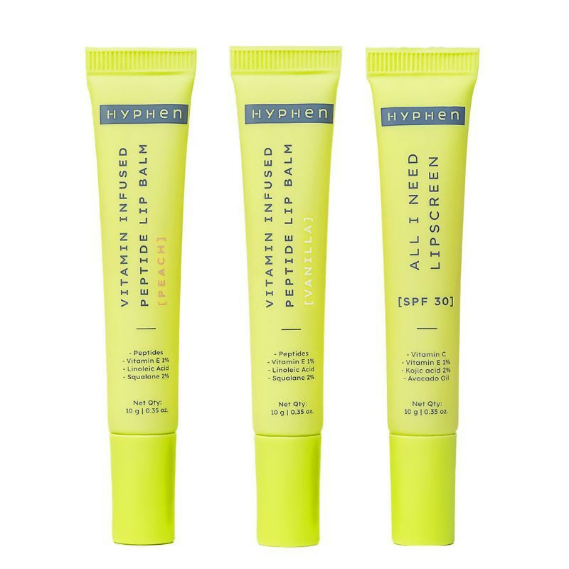 Hyphen By Kriti Sanon Juicy Lips Or Nothing Lip Care Combo For Dry & Chapped Lips, Hydrates & Moisturizes - Distacart