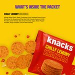 Thumbnail for Knacks Coin Khakhra Crisps - Chilly Lemony Flavour - Dista
