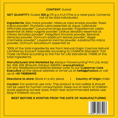 Phool Holi Natural Gulaal Party Pack - Distacart