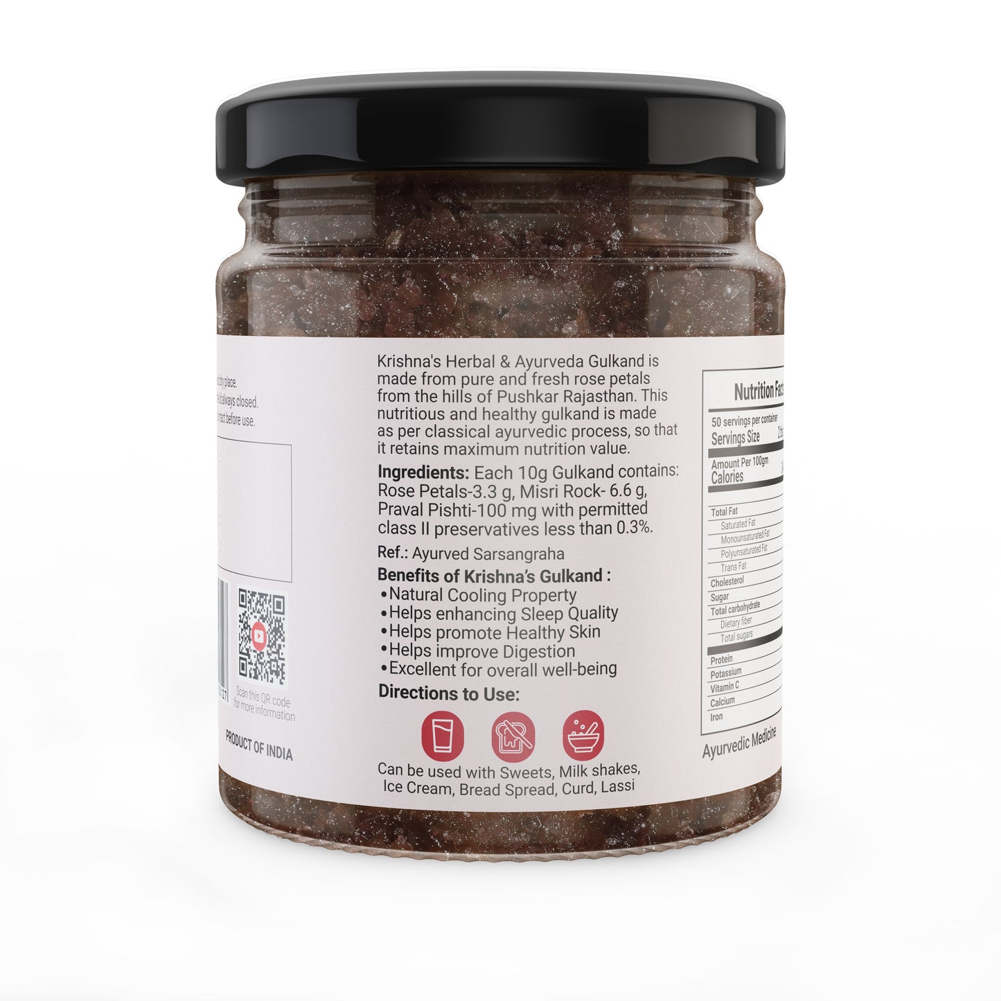 Krishna'S Herbal & Ayurveda Gulkand - Distacart