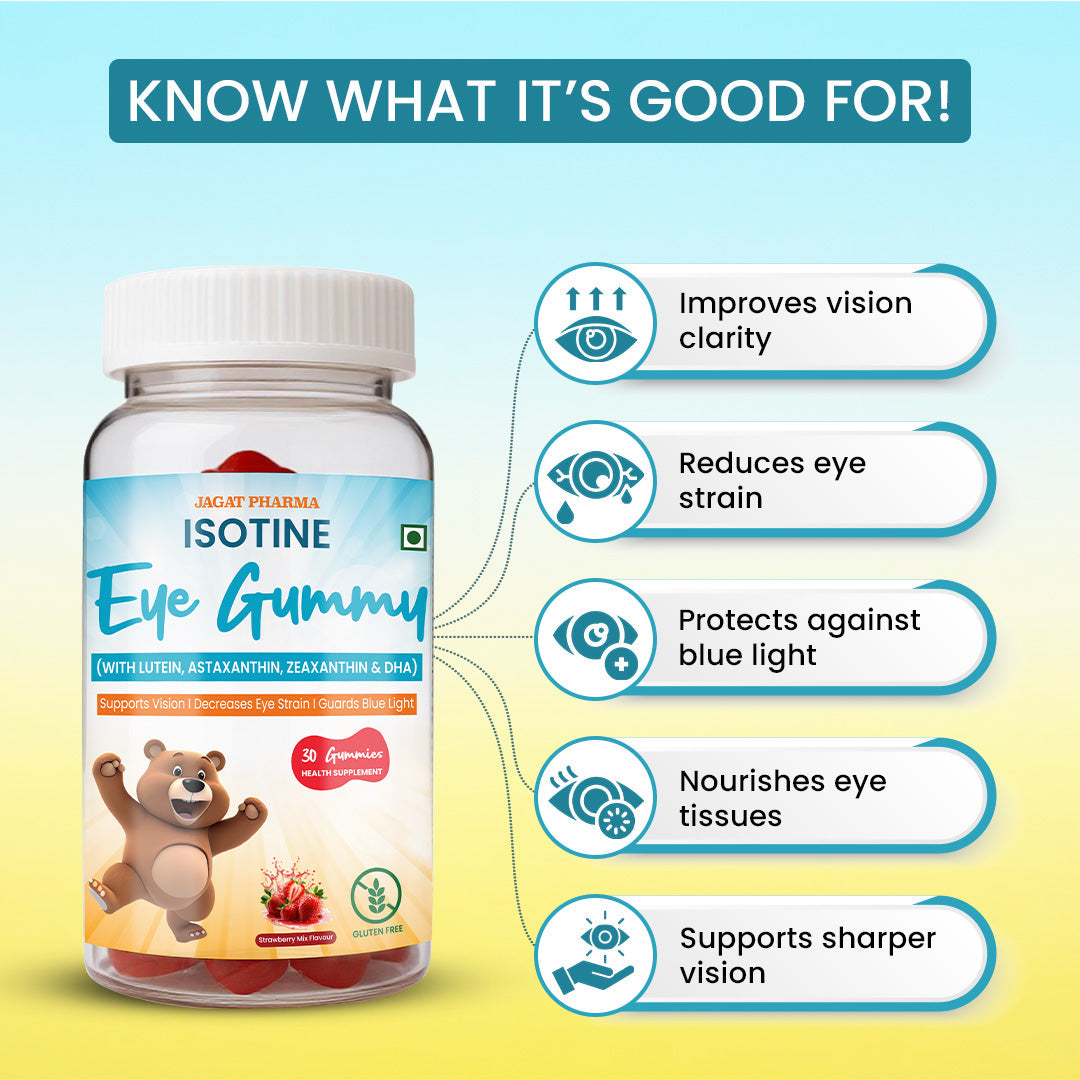 Jagat Pharma Isotine Eye Gummy for Kids