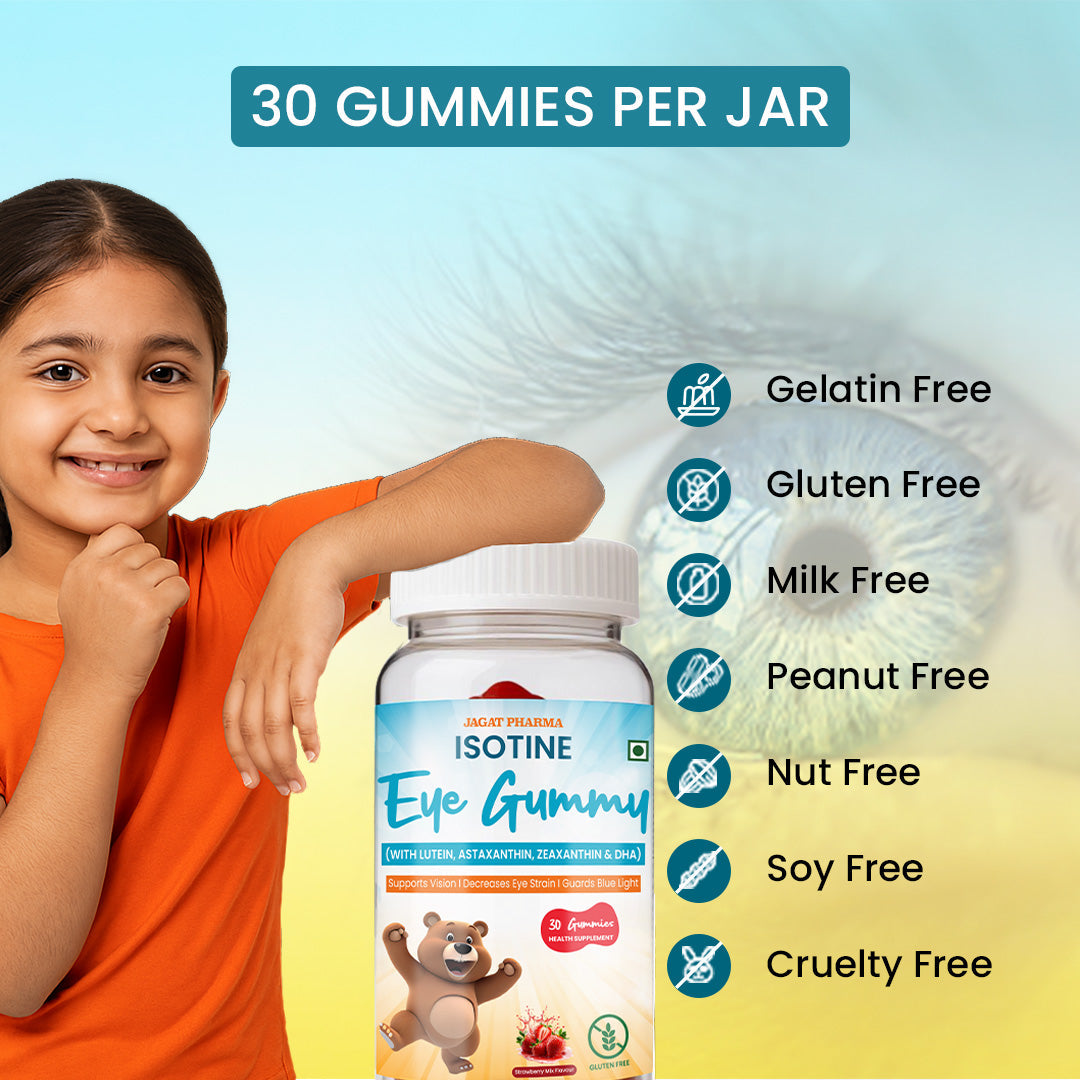 Jagat Pharma Isotine Eye Gummy for Kids