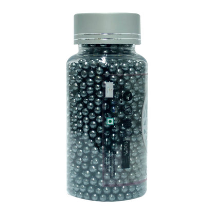 confect gun metal disco balls sprinkles 5 mm 120 gms