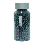 Thumbnail for confect gun metal disco balls sprinkles 6 mm 120 gms