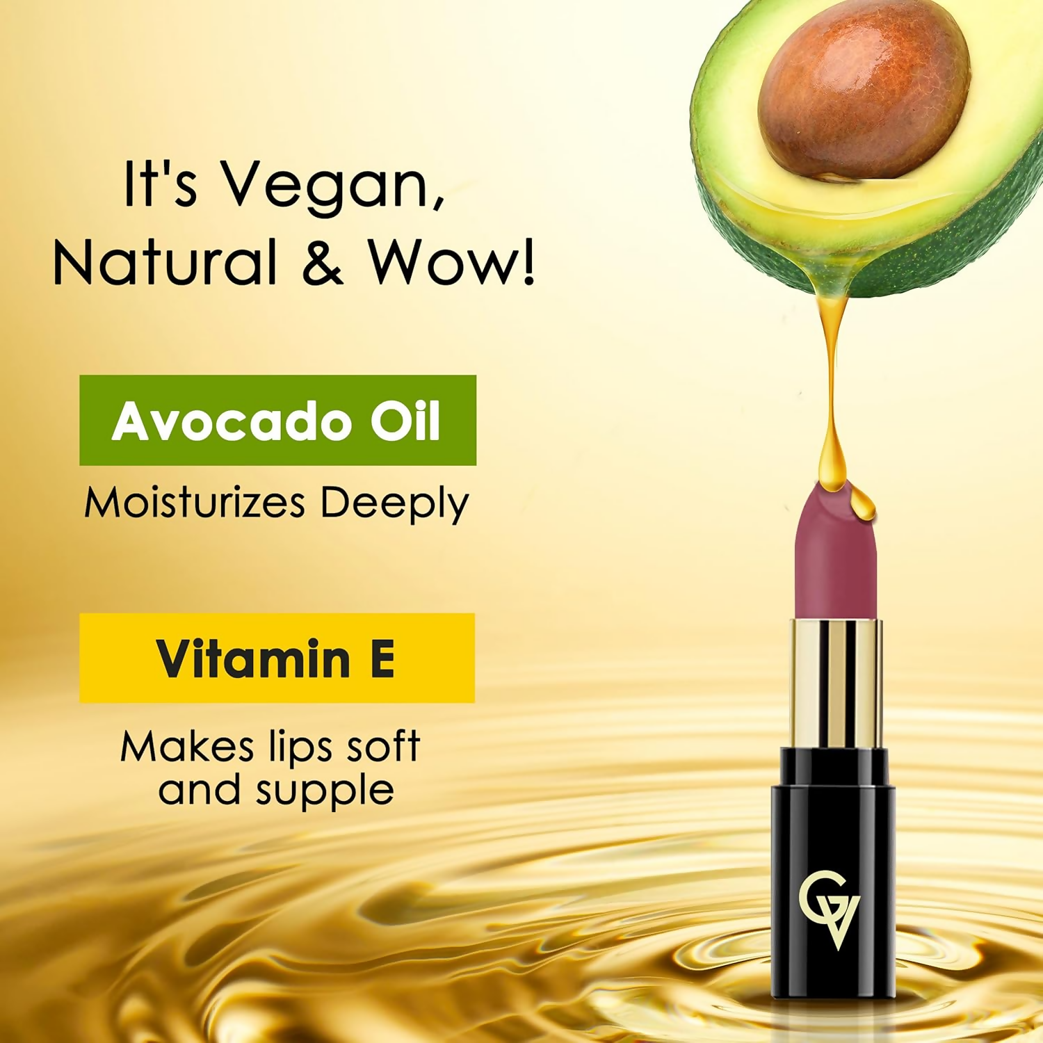 Good Vibes HydraGlow Creme Lipstick - Mulberry Mauve - Distacart