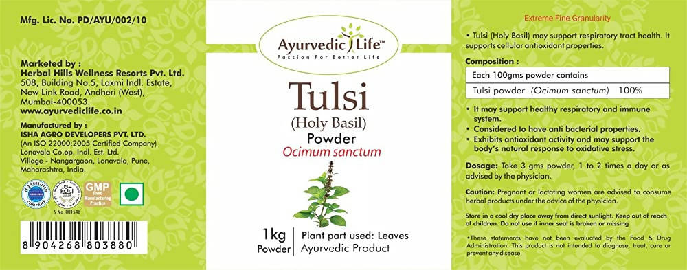 Ayurvedic Life Tulsi Powder