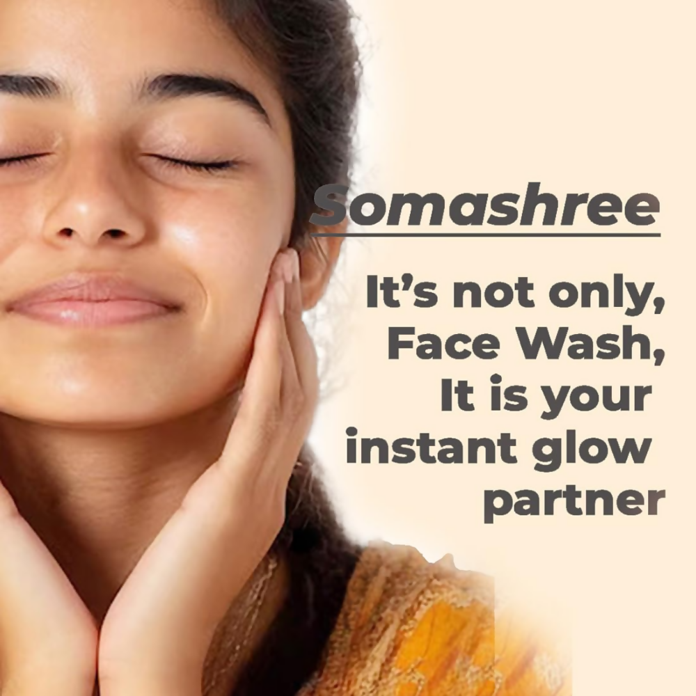 Pureus Herbals Somashree Activated Bamboo Charcoal Face Wash - Dista