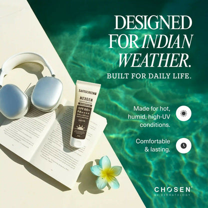 Chosen Safescreen Nexgen Spf 60+ Moisturizing Sunscreen - Distacart