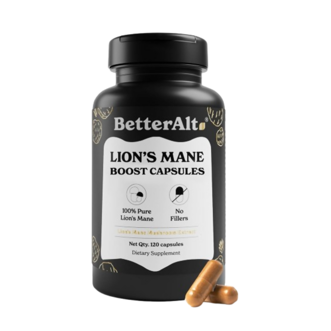Better Alt Lions Mane Boost Capsules - Distacart