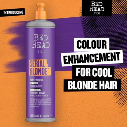 TIGI Bed Head Serial Blonde Purple Toning Shampoo - Distacart