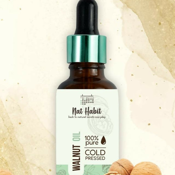 Nat Habit 100% Pure Cold Pressed Walnut (Akhrot) Oil - Distacart
