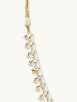 Thumbnail for Nuyug 22K Gold-Plated Pearl Drops Matha Patti cum Necklace