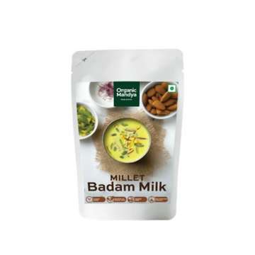 Organic Mandya Millet Badam Milk - Instant Drink - Distacart